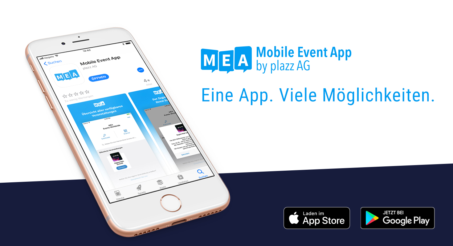 Neue Mobile Event App in App Stores verfügbar