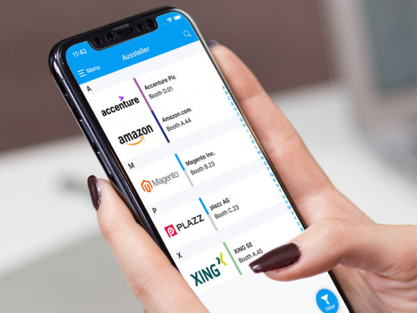 Exhibitor list app