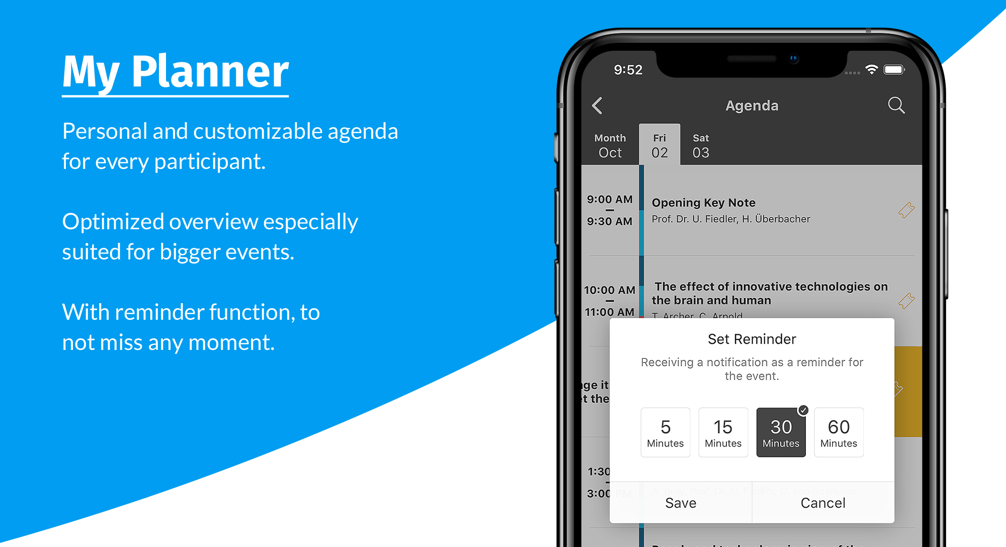 Focus - My Planner - Mobile Event |