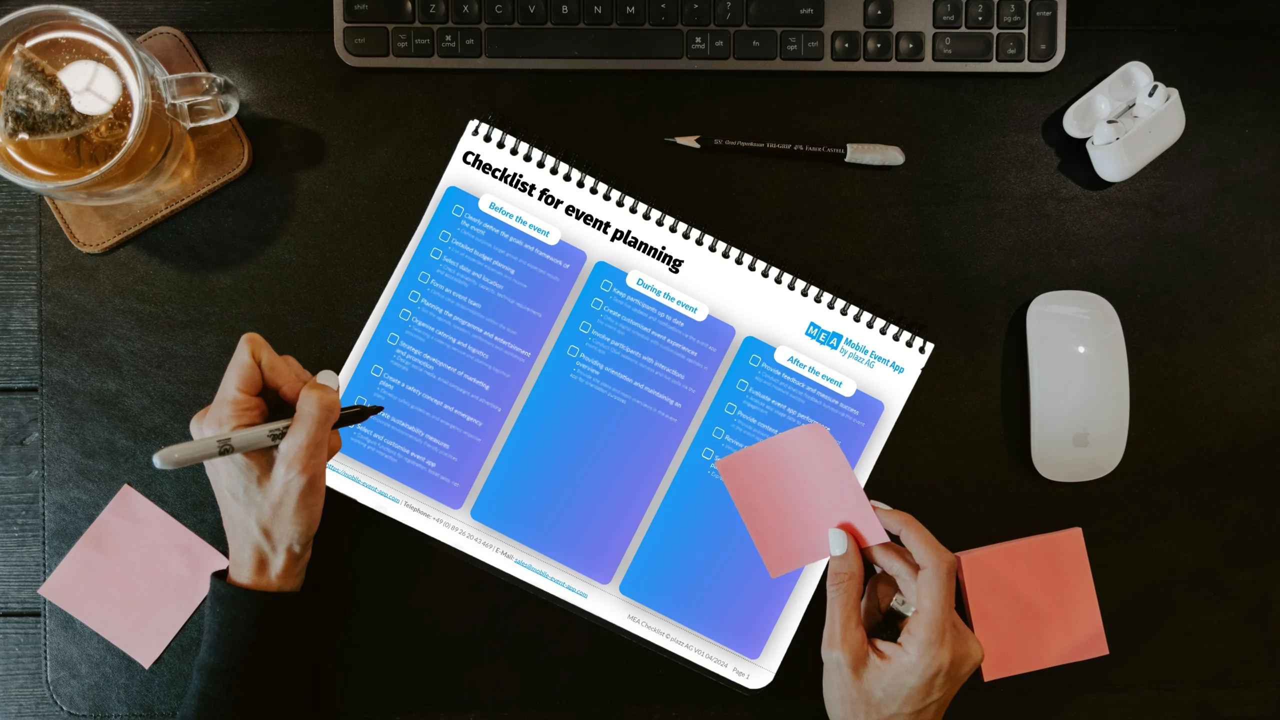 Checklist for event planning