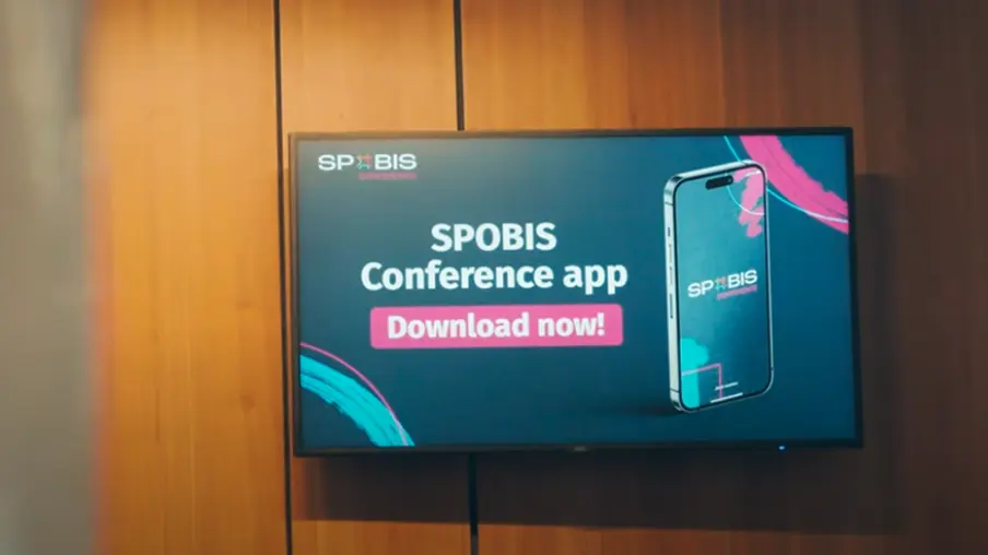SPOBIS Conference App Anzeige auf der SPOBIS 2025